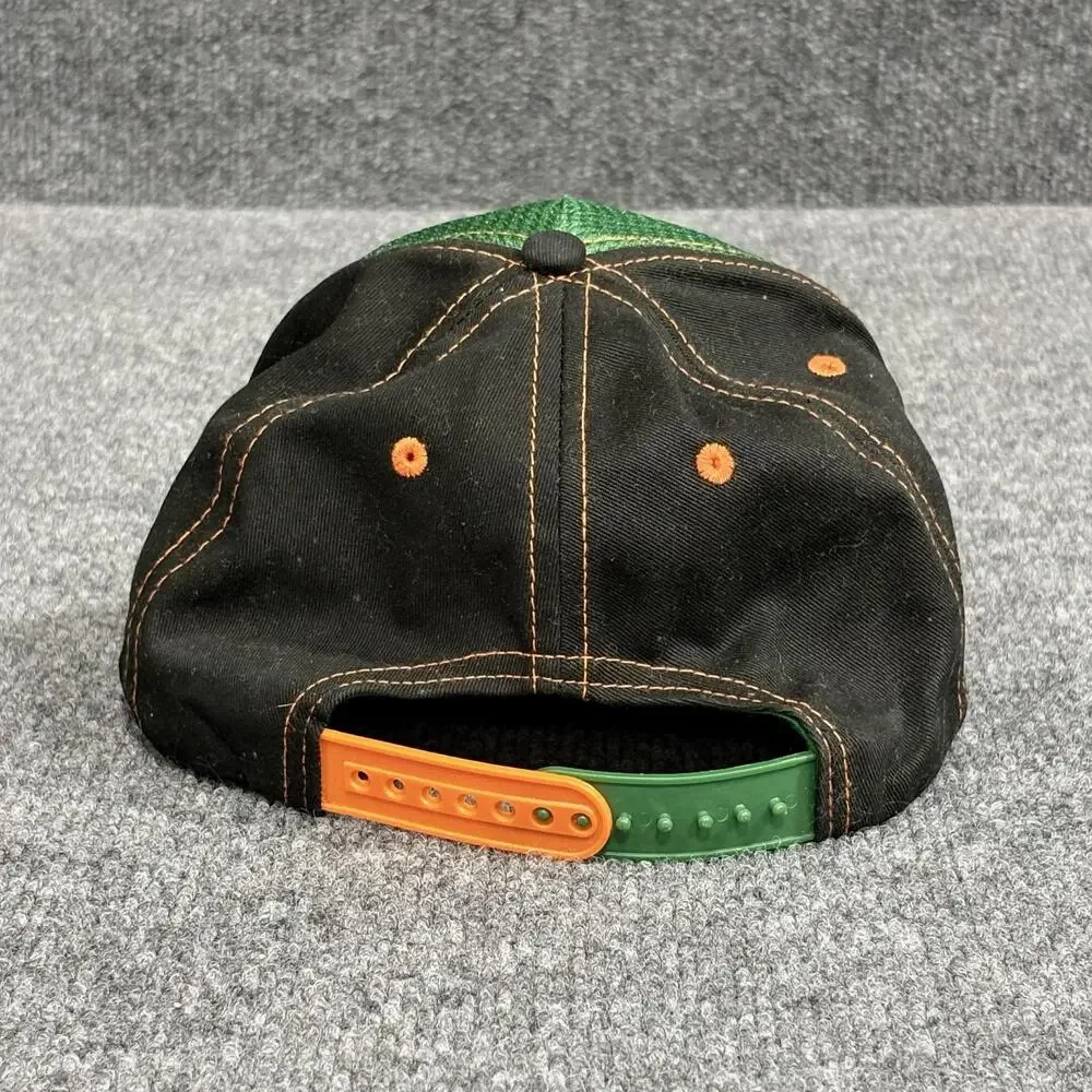 Teenage Mutant Ninja Turtles Hat Cap Snap Back Boys One Size Green Mesh Cartoon